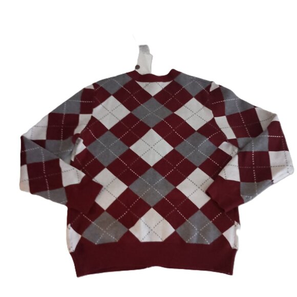Grace Karin Argyle Button Down Cardigan Sweater Women’s Size XL NWT Grandpa - Picture 6 of 16